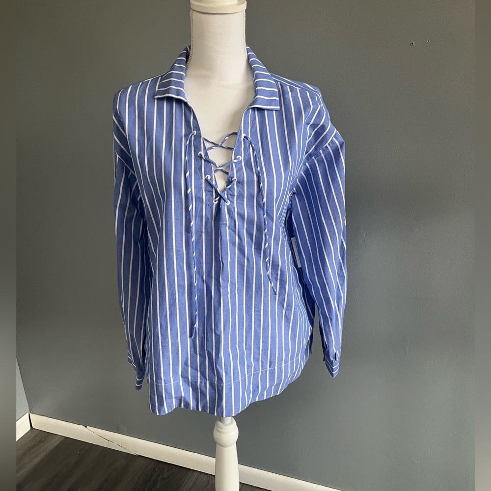 NWT Old Navy Lace Up Shirt